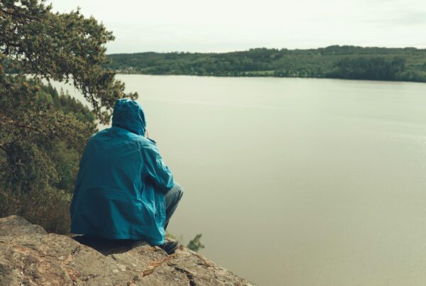 Drug and Alcohol Rehab Birmingham, West Midlands. Person sitting alone.