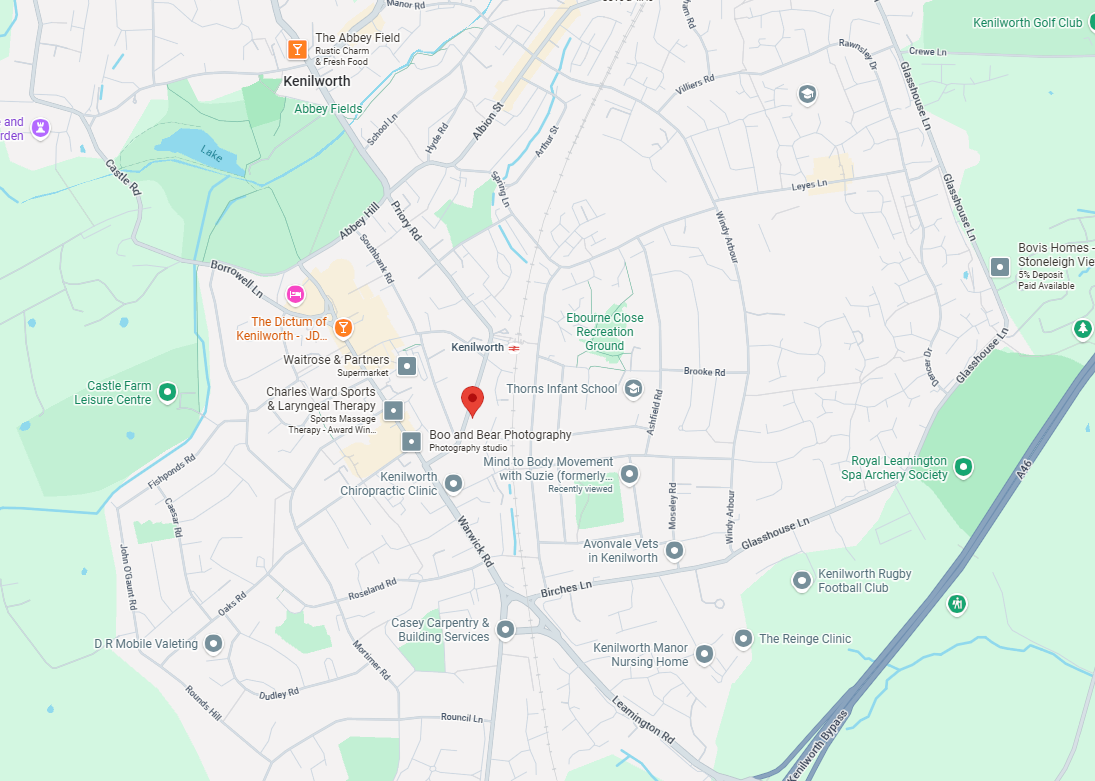 Drug and Alcohol Rehab Birmingham, West Midlands. Google map of where TWC is in Kenilworth.