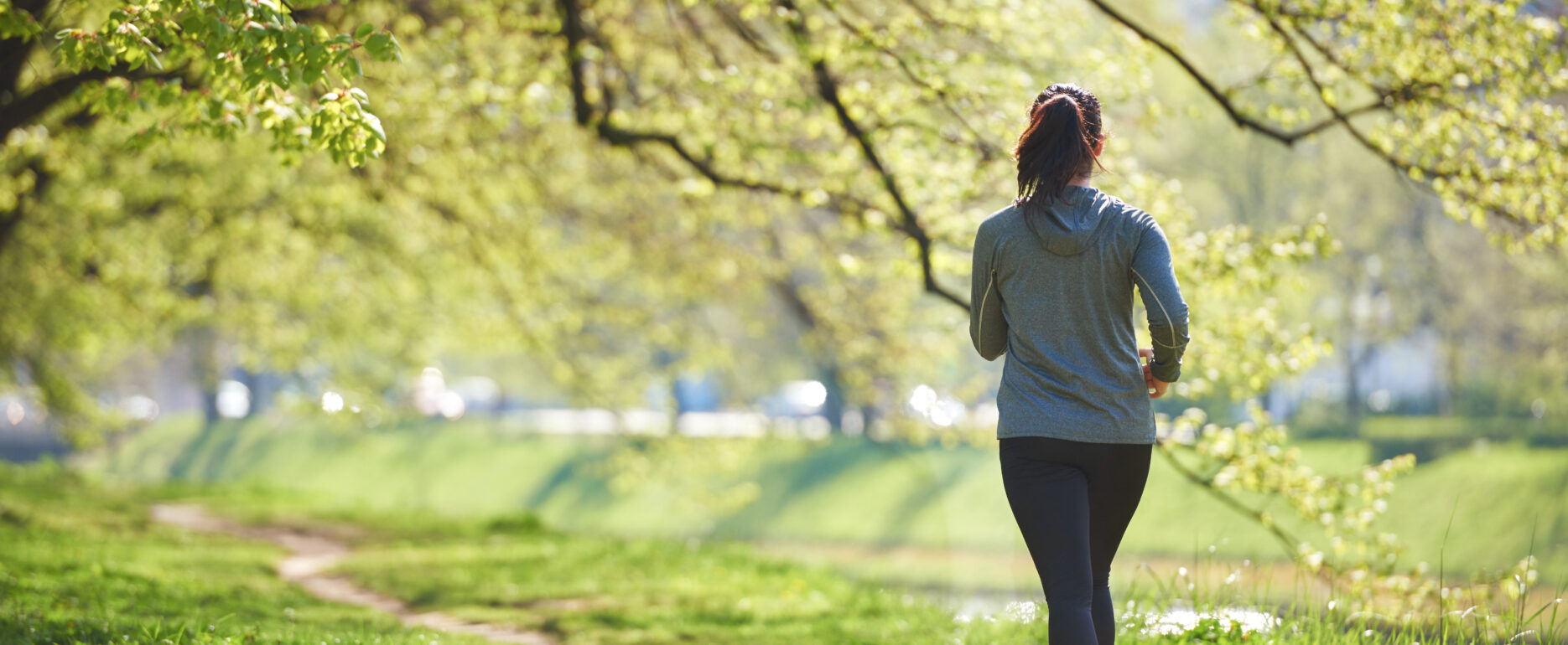 Drug and Alcohol Rehab Birmingham, West Midlands. Woman running outside